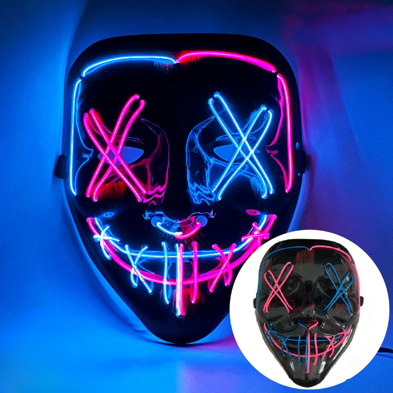 Neon Halloween Mask