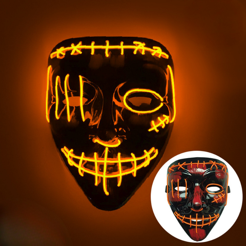 Neon Halloween Mask