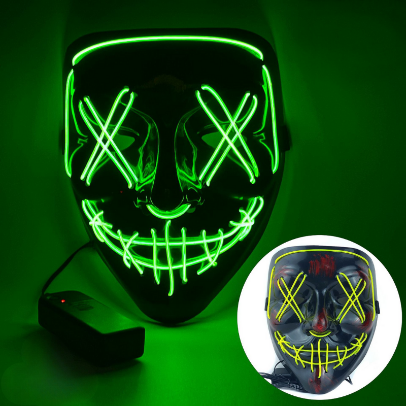 Neon Halloween Mask
